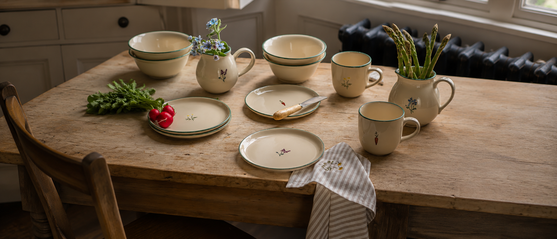 Everyday tableware for relaxed dining